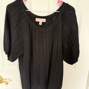 Philosophy Black Knit Women's Blouse